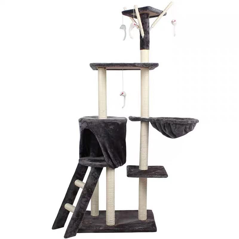 138cm Grey Cat Tree