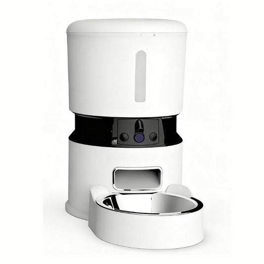 4L App-Controlled Smart Pet Feeder with Dual Cameras