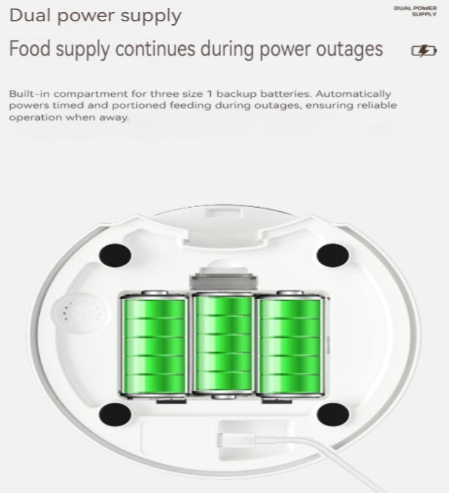 4L App-Controlled Smart Pet Feeder with Dual Cameras